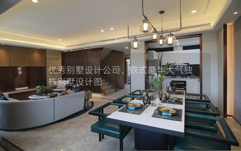 優秀別墅設計公司、歐式豪華大氣獨棟別墅設計圖